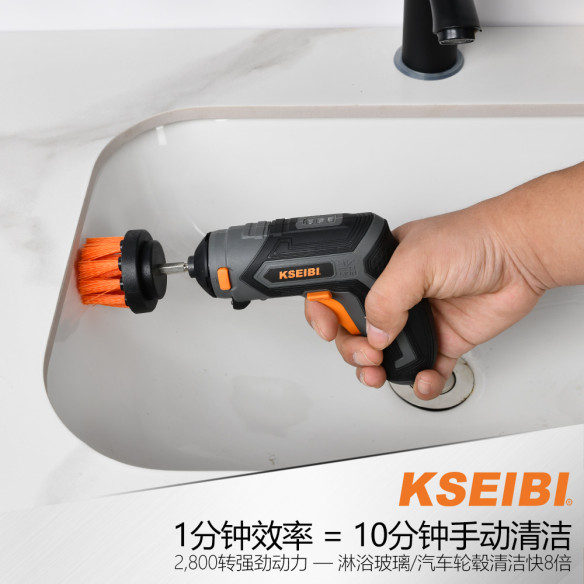 قلم‌مو تمیزکاری مته شش‌گوش 1/4 اینچ – مجموعه 3 عددی | KSEIBI