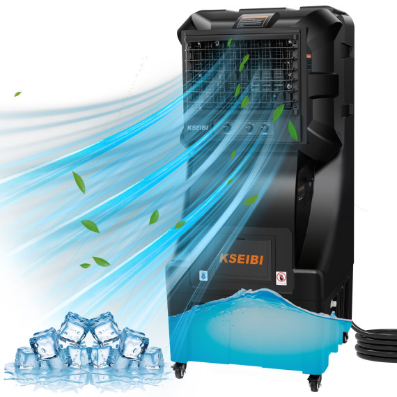 KAC 35-70M Air Cooler, 70L Capacity, 350W Evaporative Cooling | KSEIBI