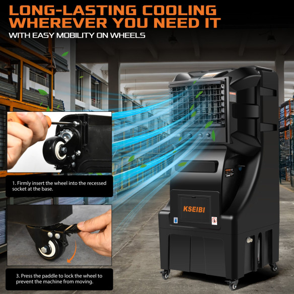 KAC 35-70 M 蒸发式冷风机 70L 350W 工业商用大空间节能降温 | KSEIBI