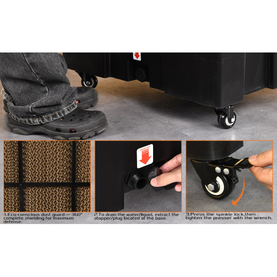 KAC 35-70 M 蒸发式冷风机 70L 350W 工业商用大空间节能降温 | KSEIBI