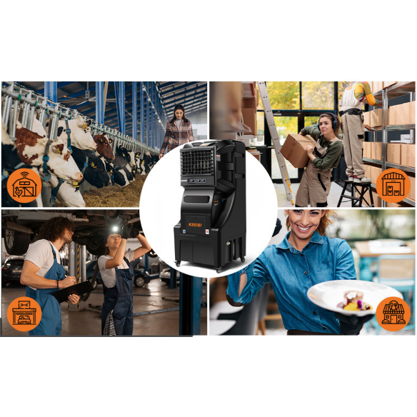 KAC 35-70 M 蒸发式冷风机 70L 350W 工业商用大空间节能降温 | KSEIBI