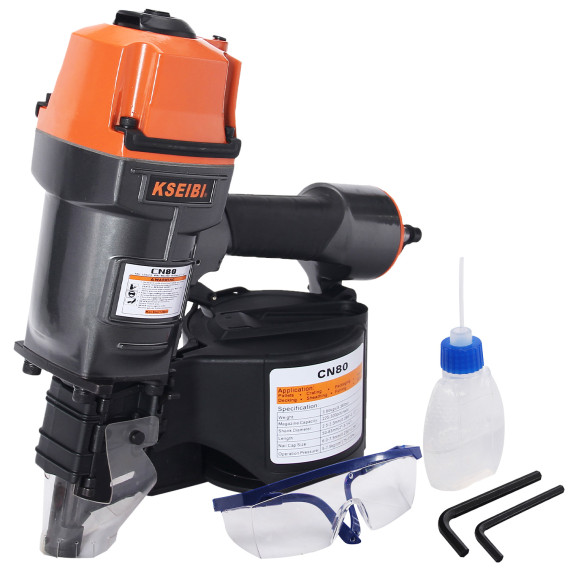 Professional Grade Coil Roofing Nailer 80mm for Precision Roofing Jobs | KSEIBI
