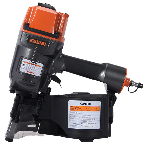 Professional Grade Coil Roofing Nailer 80mm for Precision Roofing Jobs | KSEIBI