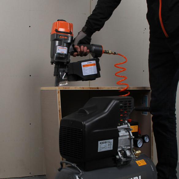 Professional Grade Coil Roofing Nailer 80mm for Precision Roofing Jobs | KSEIBI