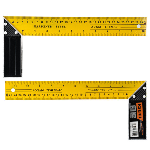 Professional Carpenter Framing Square - Precision Tool for Woodworking | KSEIBI