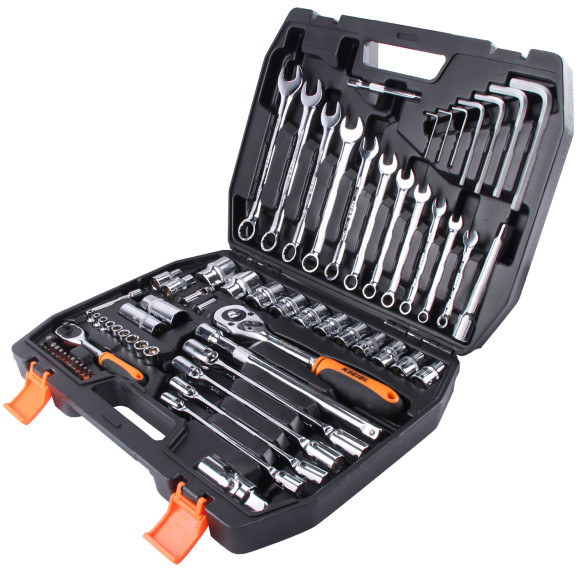 High-Quality CRV Socket Wrench Set 77PCS for Professional and DIY Use | KSEIBI