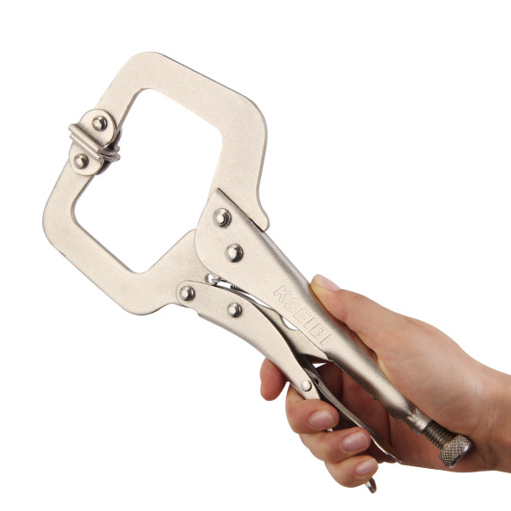 High-Quality C-Clamp Locking Plier for Secure Gripping | KSEIBI