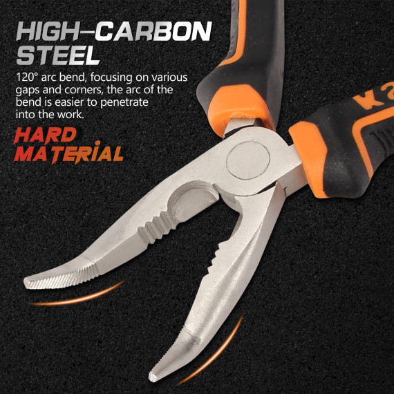 High-Quality Bent Nose Pliers for Precision Work | KSEIBI