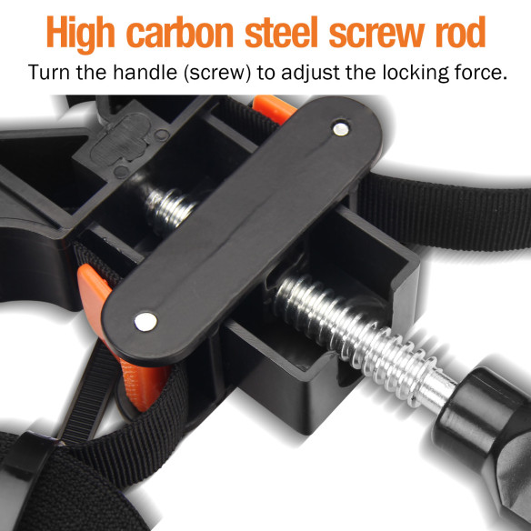 Adjustable Band Clamp with Handle for Woodworking Projects | KSEIBI