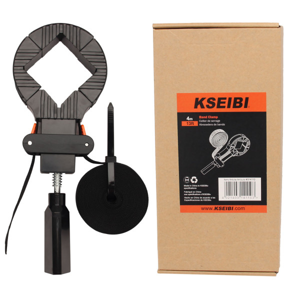 Adjustable Band Clamp with Handle for Woodworking Projects | KSEIBI