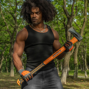 高质量玻璃纤维柄斧头，大号适用 | KSEIBI 2