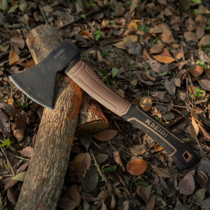 Durable 600g Axe with Fiberglass Handle in Tuscan Brown | KSEIBI 2