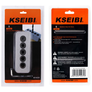 高质量铝钢钻孔块，适用于多种材料 | KSEIBI 2