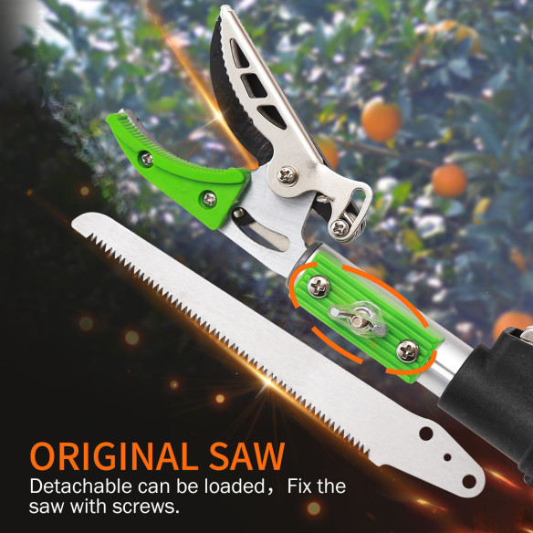 Premium Aluminium Long Garden Shear Cut &amp; Hold for Precision Trimming | KSEIBI