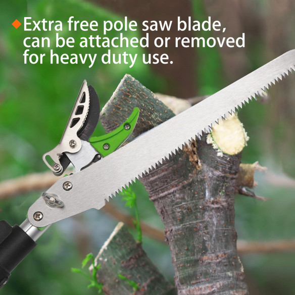 Premium Aluminium Long Garden Shear Cut &amp; Hold for Precision Trimming | KSEIBI