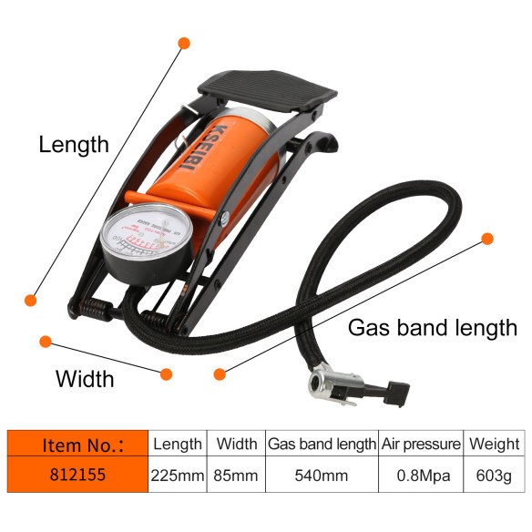 Effortlessly Inflate with Our Air Foot Pump | KSEIBI