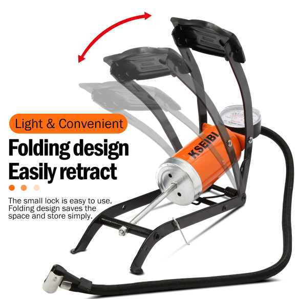 Effortlessly Inflate with Our Air Foot Pump | KSEIBI