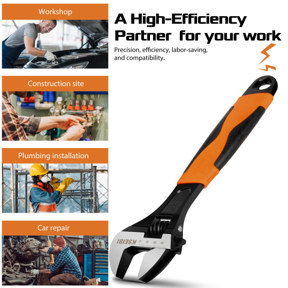 High-Quality Adjustable Wrench for Professionals | KSEIBI