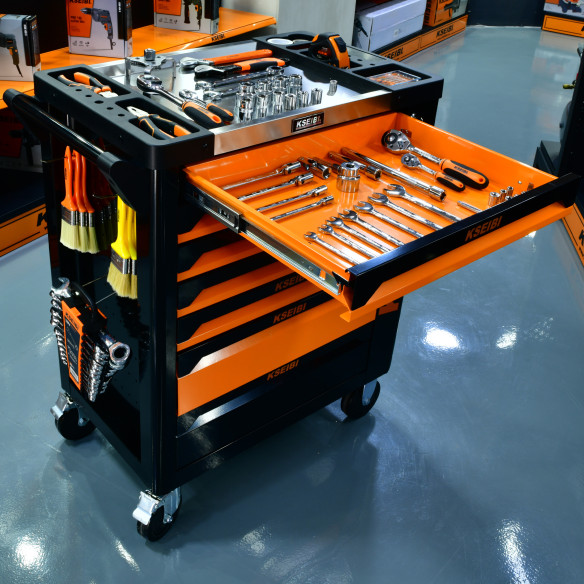 Organize Your Tools with the 7-Drawer Heavy-Duty Rolling Tool Cabinet | KSEIBI