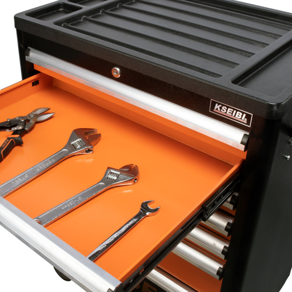 Шкаф для инструментов с 7 ящиками - удобное хранение инструментов | KSEIBI
