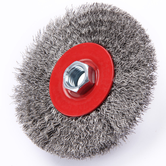 High-Quality Crimped Wire Wheel for Stainless Steel Polishing | KSEIBI