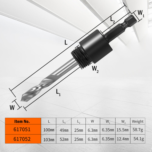 Effortlessly Change Holesaw Sizes with Quick-Release Adapter | KSEIBI
