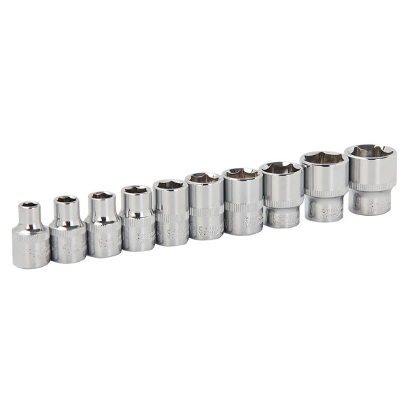 High-Quality Hexagon Socket 3/8" Metric Socket Set for Precision Work | KSEIBI