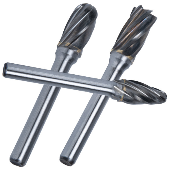 High-Quality Aluminium Burrs Drill Bits Set in Plastic Case | KSEIBI