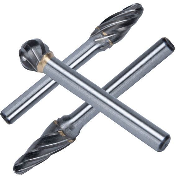 High-Quality Aluminium Burrs Drill Bits Set in Plastic Case | KSEIBI