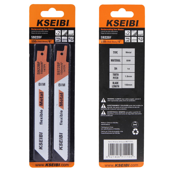 High-Quality Reciprocating Saw Blades for Metal Cutting | KSEIBI