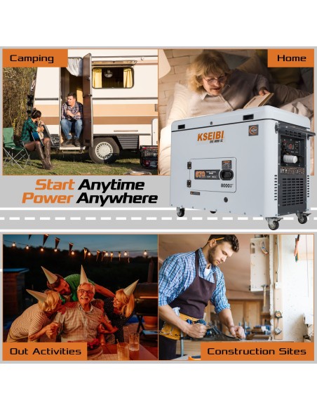 مولد ديزل دي جي إي 8000 إس إي عالي الأداء