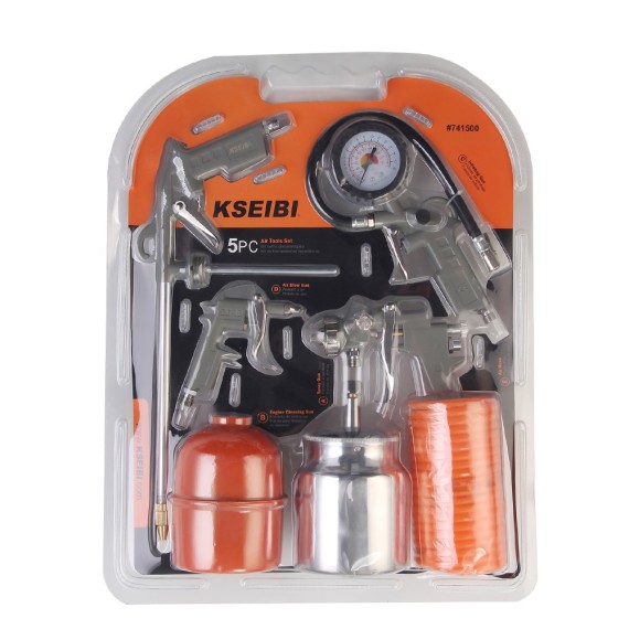 5Pcs Air Tool Kit, Air Tools & Accessories, 5pcs air gravity spray gun kit.