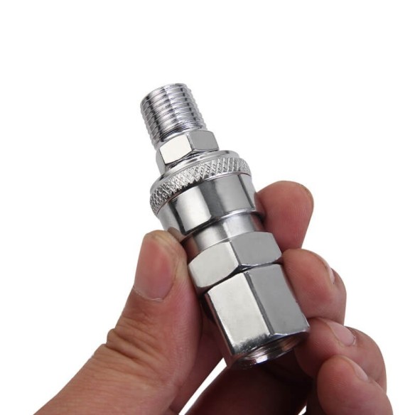 Quick coupler sets Japanese Type, Air Tools & Accessories, Japanese-style connector quick coupler set.