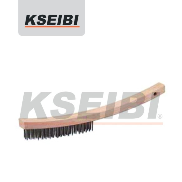 Curved Hand Brush/Coated Steel, contractor's tools,Stainless Steel,
tools factory,
wooden handle,hand tools,