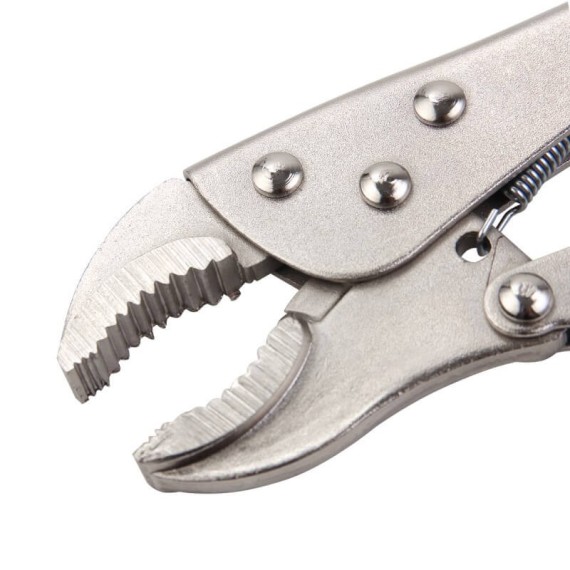 Curved Jaw Locking Pliers with Wire Cutter, Hand Tools & Pliers, curved jaw grip pliers with a wire cutter.