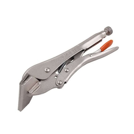 Sheet Metal Locking Plier, Hand Tools & Pliers, sheet metal clamp, and locking pliers.