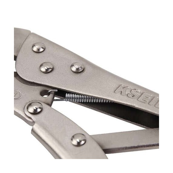 Straight Jaw Locking Pliers with Wire Cutter, Hand Tools & Pliers, straight jaw grip pliers with a wire cutter.