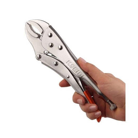 Straight Jaw Locking Pliers with Wire Cutter, Hand Tools & Pliers, straight jaw grip pliers with a wire cutter.