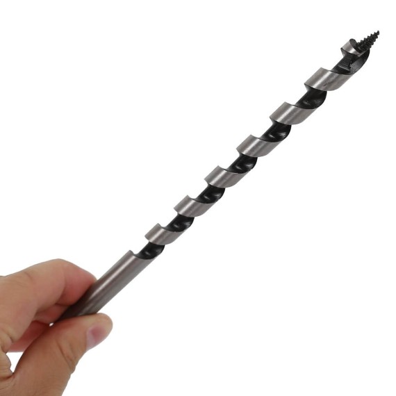 Hex Shank Wood Auger Drill Bits, power tool accessories, high carbon steel woodworking auger bit.