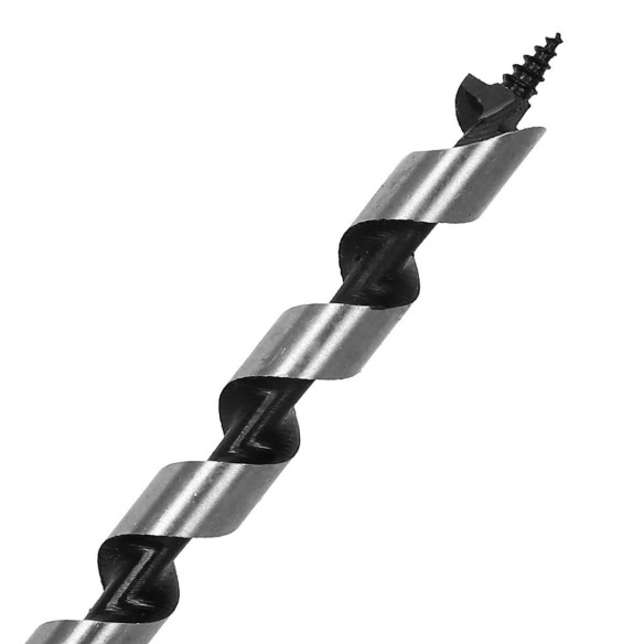 Hex Shank Wood Auger Drill Bits, power tool accessories, high carbon steel woodworking auger bit.