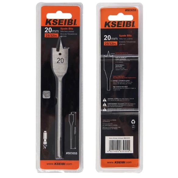 ريش حفر خشب مسطحة - أفضل جودة وأداء عالي | KSEIBI