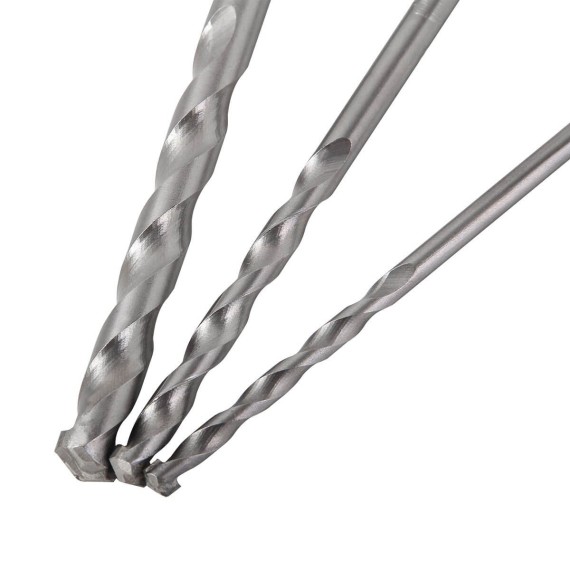 Concrete Drill Bits, power tool accessories, carbon steel with TCT head silver percussion concrete drill bit.