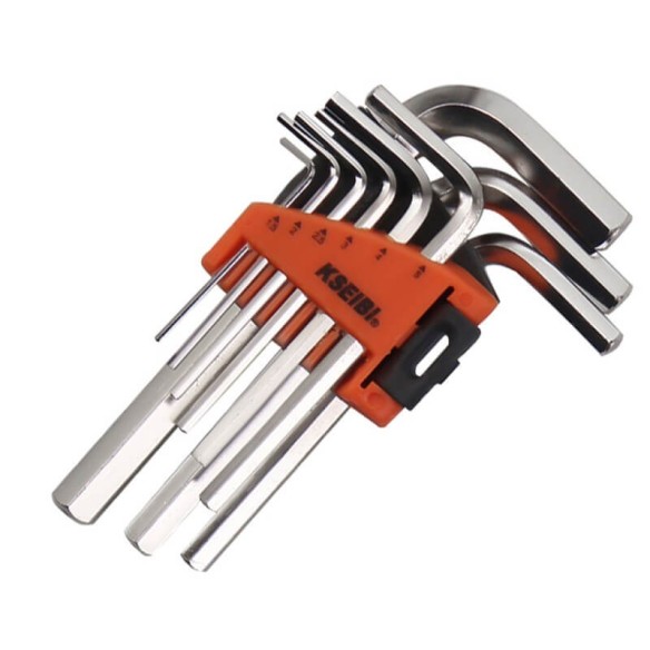 hex key wrench set, short, sockets and wrenches, allen key, metric allen key