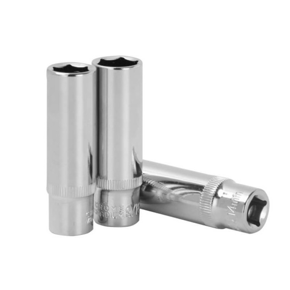 hexagon deep socket set, 1/2 inch, 10pcs, sockets and wrenches, mechanic tools, car repair tools, automobile tools