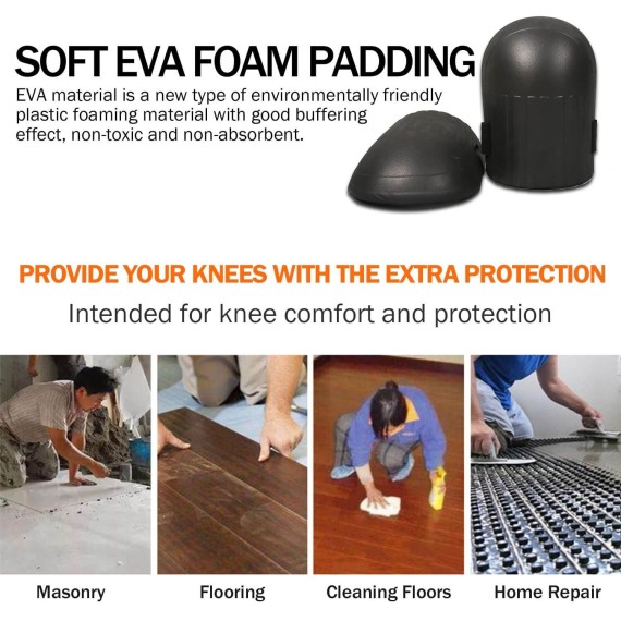 Knee Pads, Safety Tools, soft padding knee pads, knee protection, knee pads for biking, cycling, climbing.